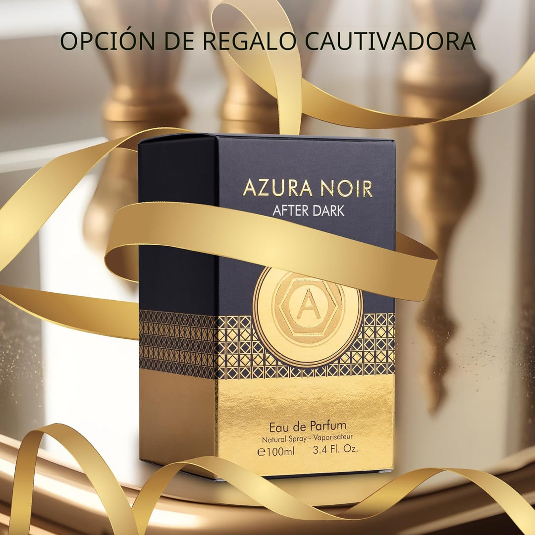 Azura Noir After Dark Eau De Parfum para Hombre - Fragancia Amadera...