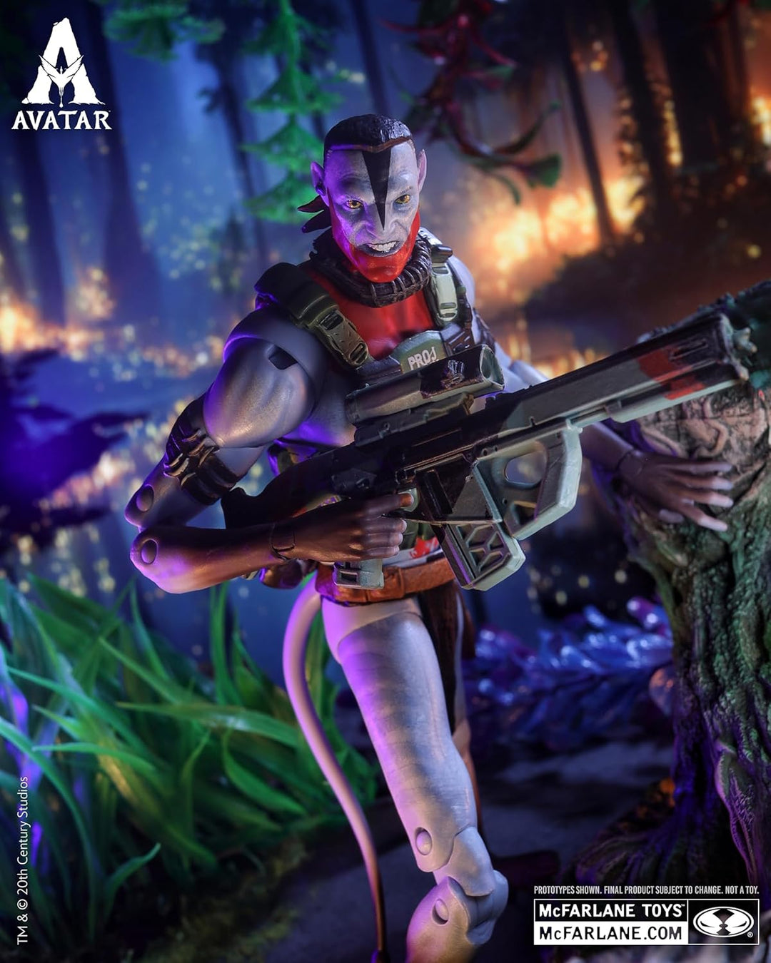 McFarlane Toys - Avatar Fuego y ceniza Quaritch Figura de