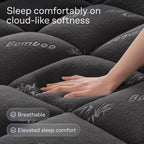 Niagara Sleep Solution Queen - Cubrecolchón ultra suave, alivio del dolor