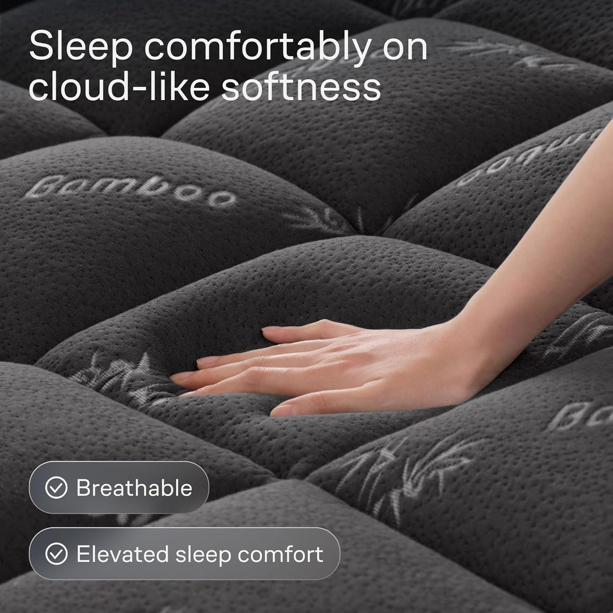 Niagara Sleep Solution Queen - Cubrecolchón ultra suave, alivio del dolor