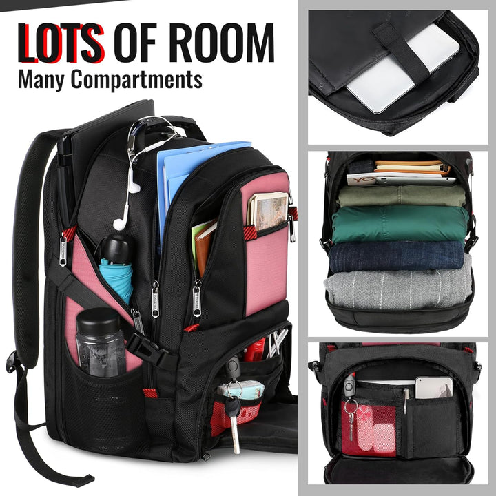 YOREPEK Mochila de Viaje, Mochilas para Laptop de 50L para Hombres...