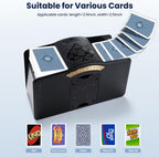 Barajador automático de tarjetas para 1-4 cubiertas con modos automáticos