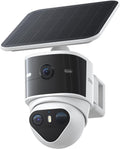 aosu Cámara de seguridad para exteriores T2 Pro 3K Dual Cam, alimentada por