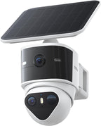 aosu Cámara de seguridad para exteriores T2 Pro 3K Dual Cam, alimentada por