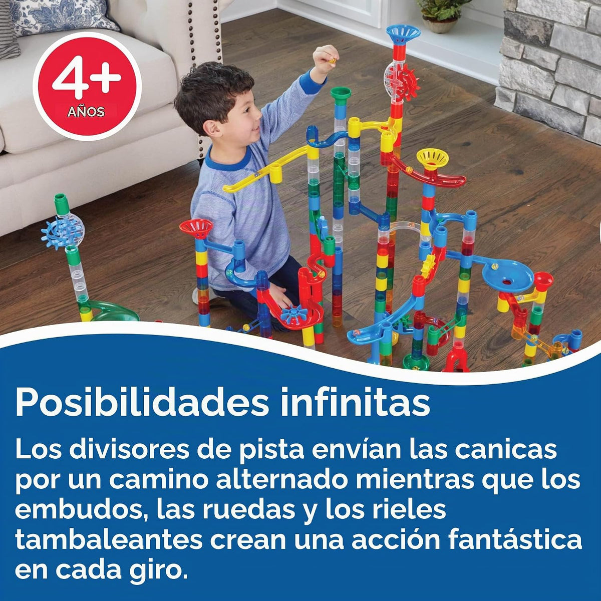 Mega Marble Run estación de juego para canicas