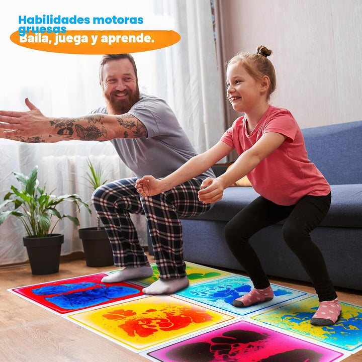 Azulejos sensoriales para niños pequeños: paquete de 6 tapetes de j...