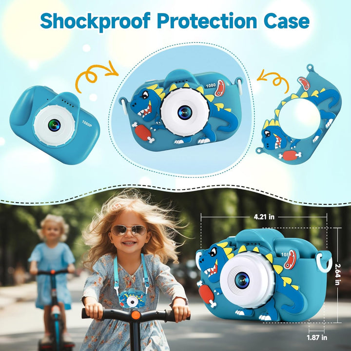 Cámara digital para niños pequeños de YEEHAO, juguetes para niños d...