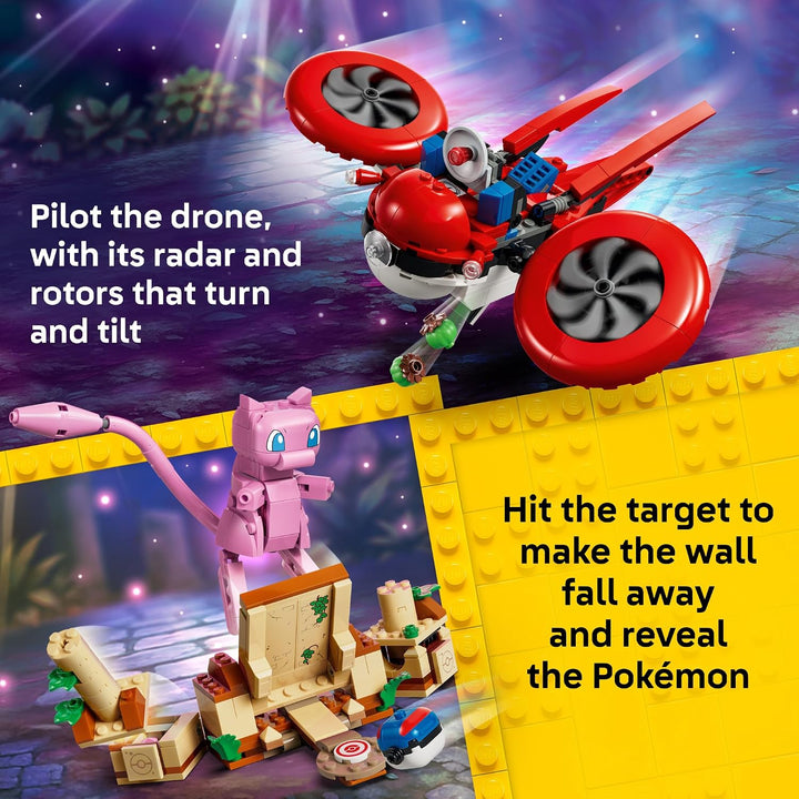 LEGO Pokémon SMART Play: Búsqueda con drones del mítico Mew 72161 |...