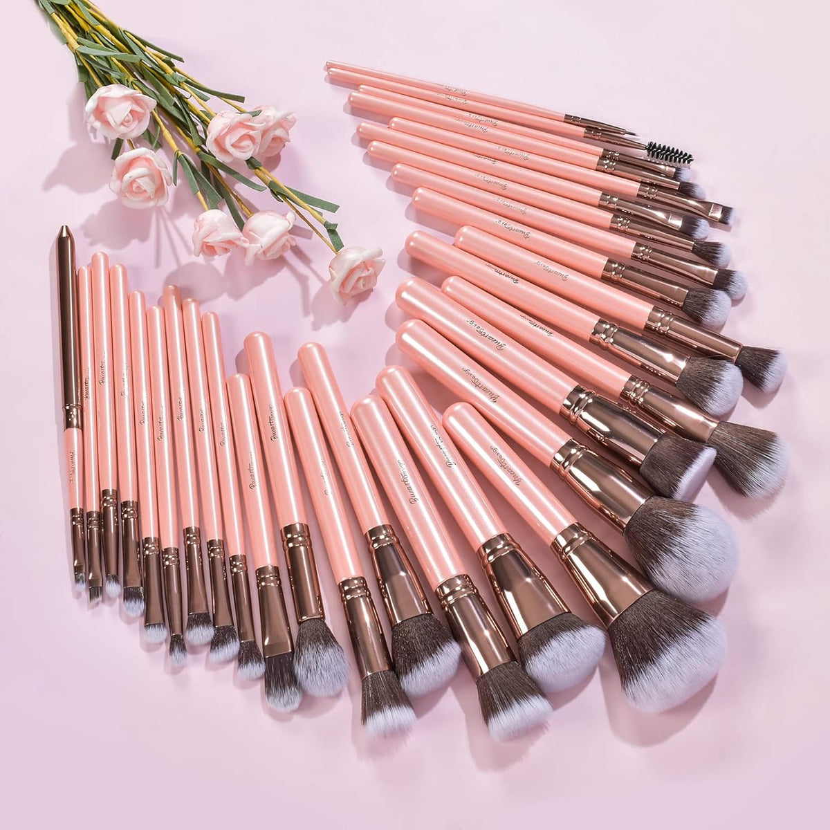 Bueart Design Juego de 30 piezas de brochas de maquillaje