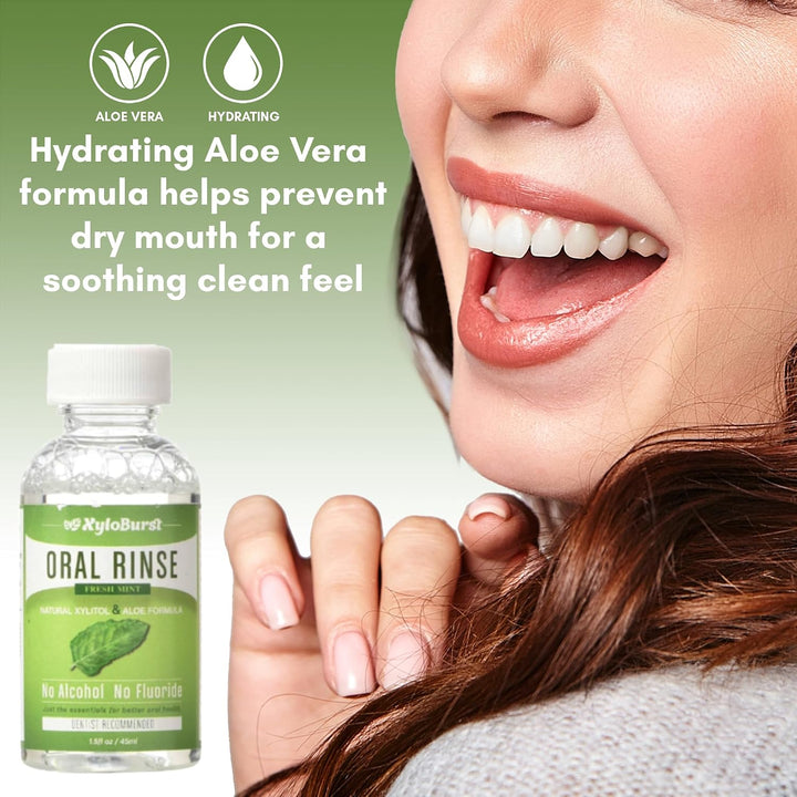 Xyloburst Enjuague bucal de enjuague bucal con xilitol natural, enj...