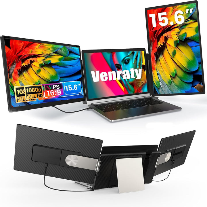 Venraty Extensor de pantalla de portátil desmontable de 15.6 pulgad...