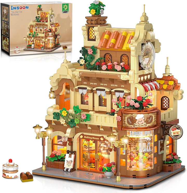 City Bakery Cafe House - Juego de construcción de casa con