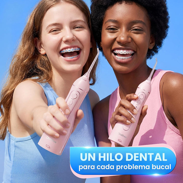 Oralfree Irrigador de agua con púas dentales - Irrigador oral inalá...