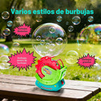 Bubble Machine para Toddlers Kids & Pets con 8oz Safe Solution