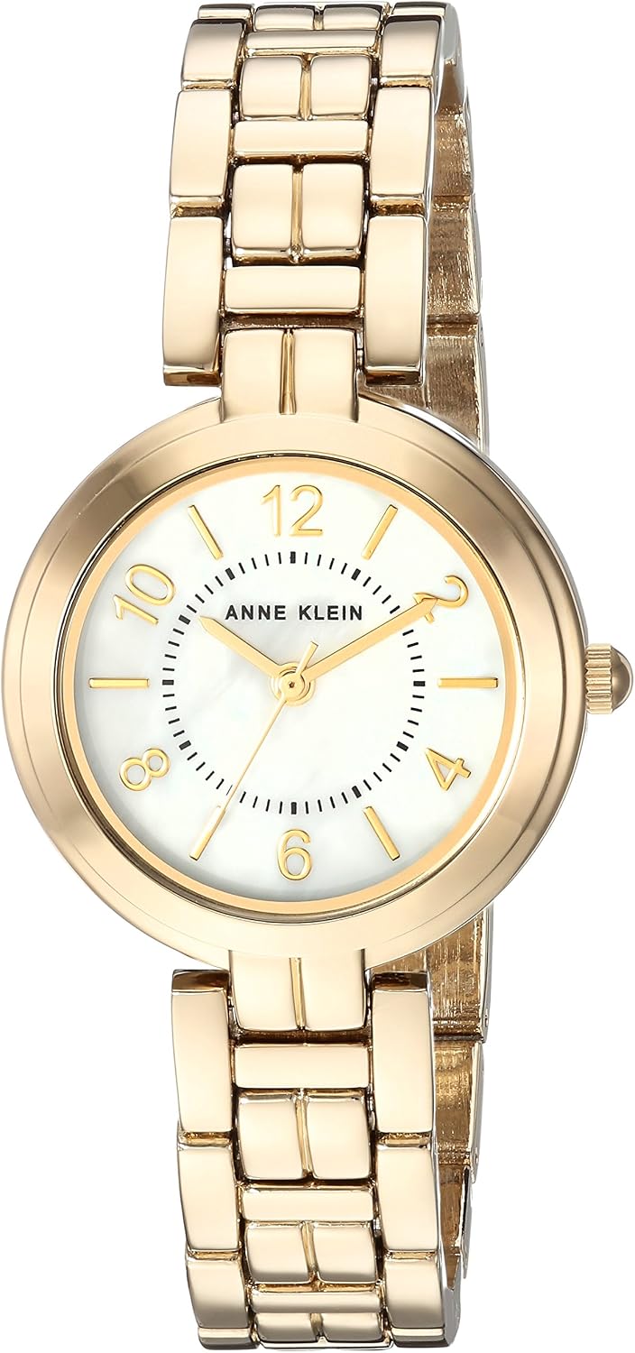 Anne Klein Reloj de pulsera dorado para mujer, Oro, Classic
