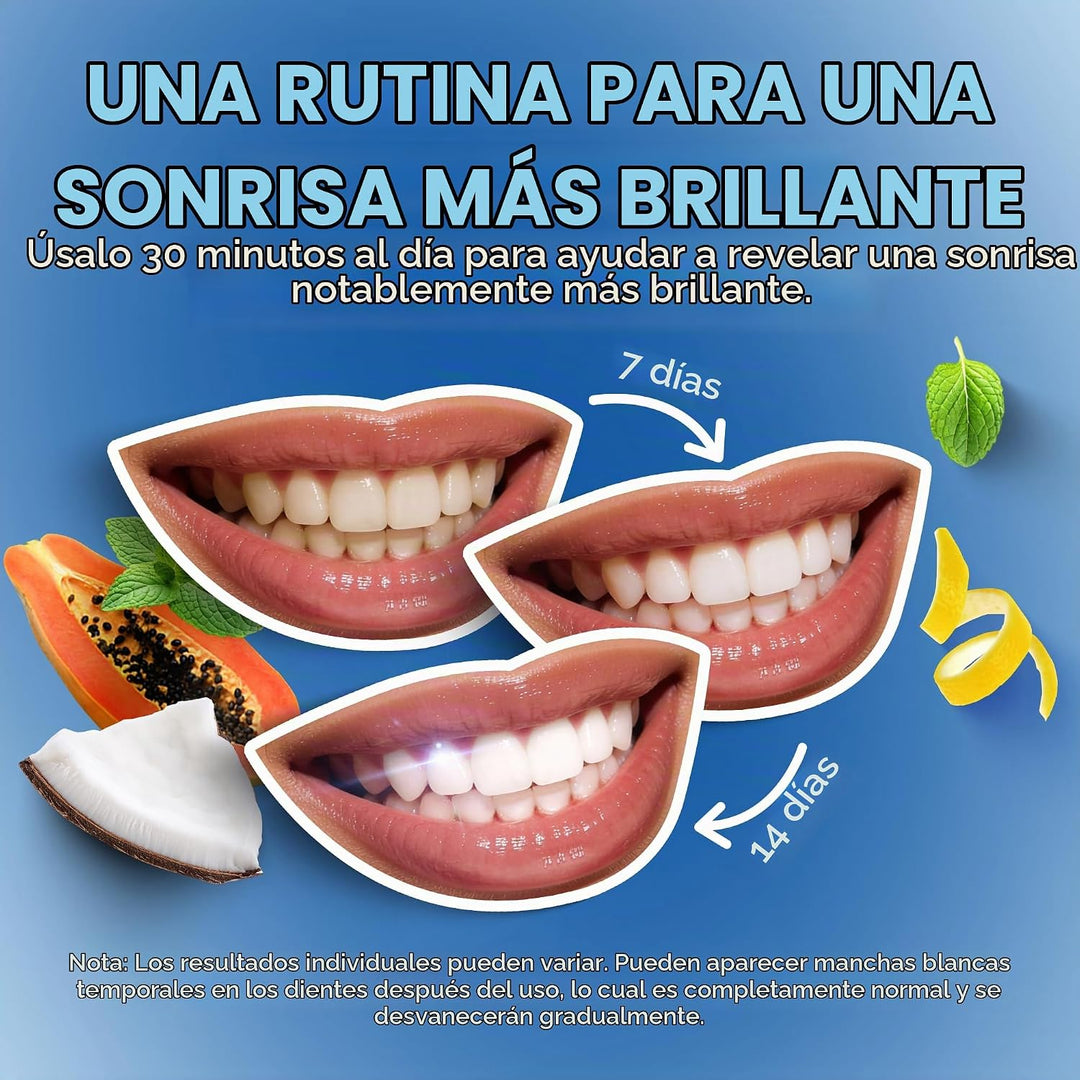 Tiras blanqueadoras de dientes para dientes y encías sensibles, men...
