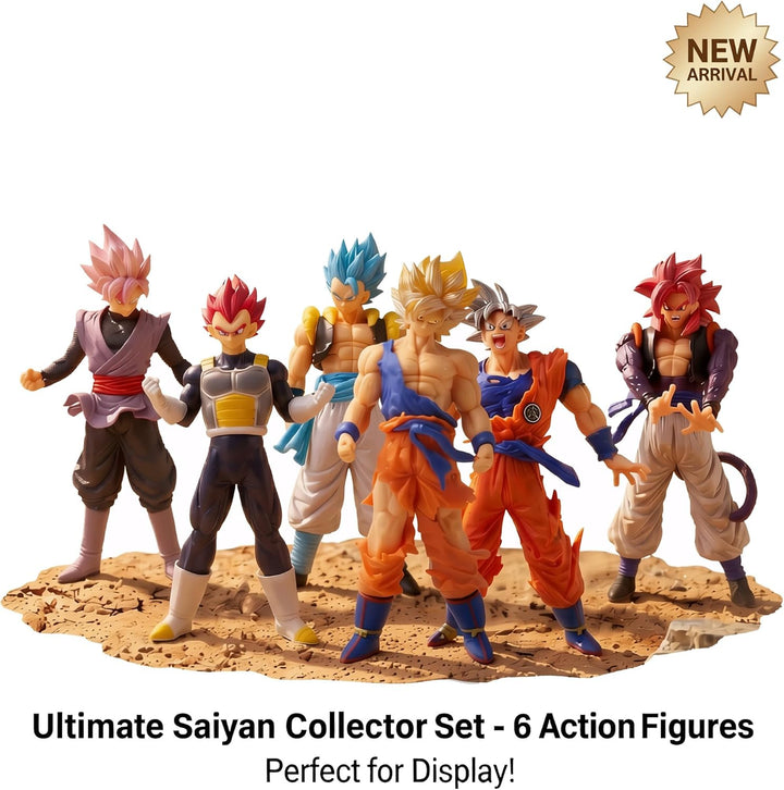 YXCTZKVX Figuras de acción de anime de PVC, 6 piezas de 6.5 a 8 pul...