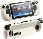 UYIYE Funda protectora para Steam Deck OLED y LCD con soporte - Blanco