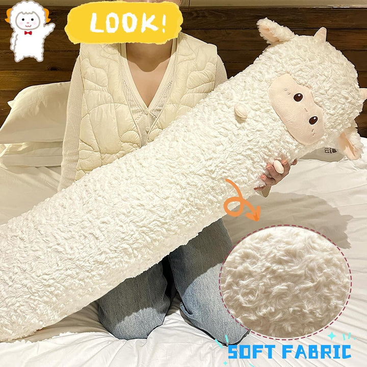 Goylmc Peluche de oveja, almohada de felpa de oveja, cumpleaños y N...
