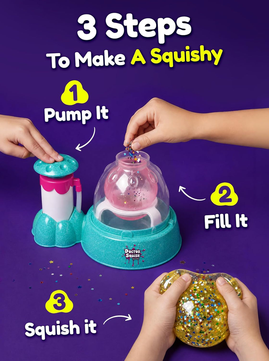 Doctor Squish Squishy Maker Station - Kit completo de fabricación de