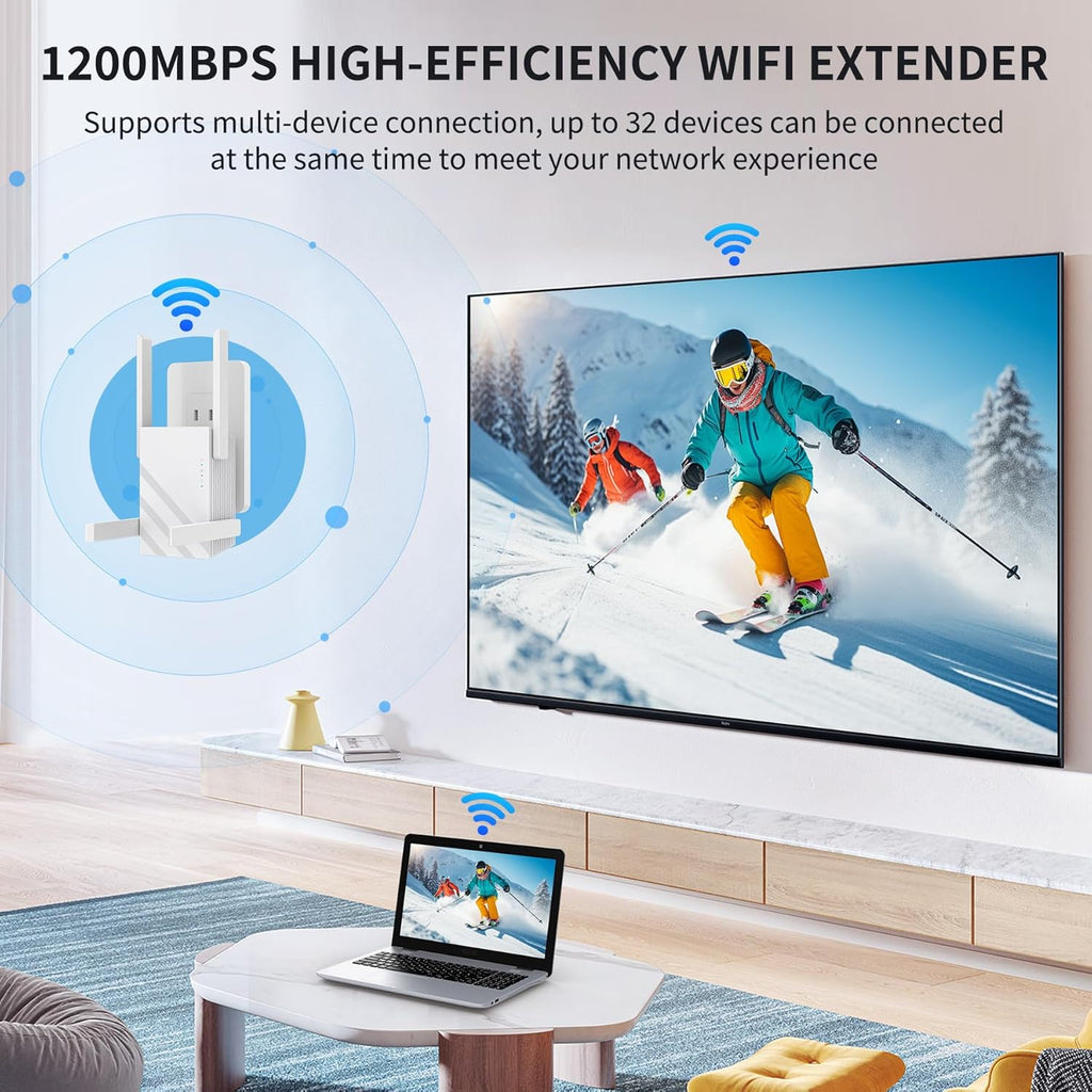 Extensor de Señal WiFi Repetidor WiFi de Banda Dual