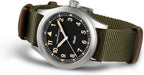 Hamilton Khaki Field Khaki Reloj de cuarzo para hombre, caja de acero