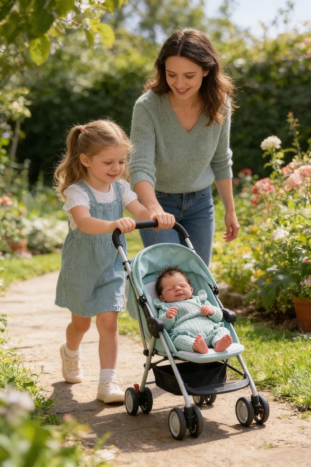 Zero Pam Muñecas Bebé Reborn Realistas Niño 18 Pulgadas Niña Recién...