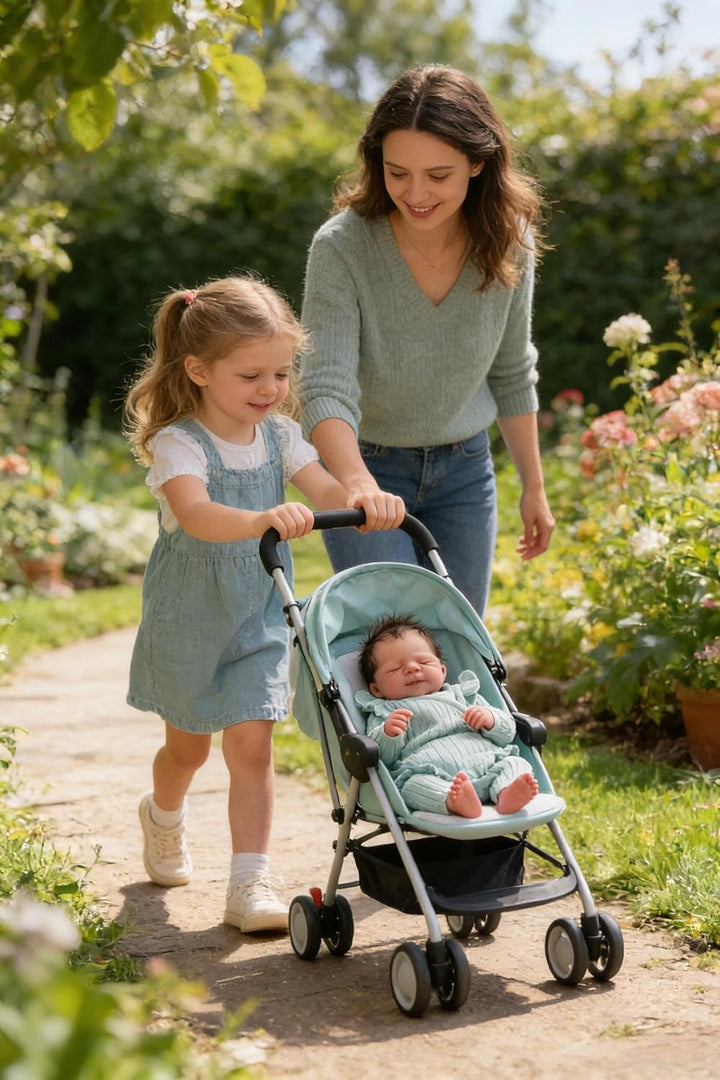 Zero Pam Muñecas Bebé Reborn Realistas Niño 18 Pulgadas Niña Recién...
