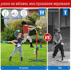 QDRAGON Juego de pelota 4 en 1 para niños de 3 a 5 años con juego de pelota