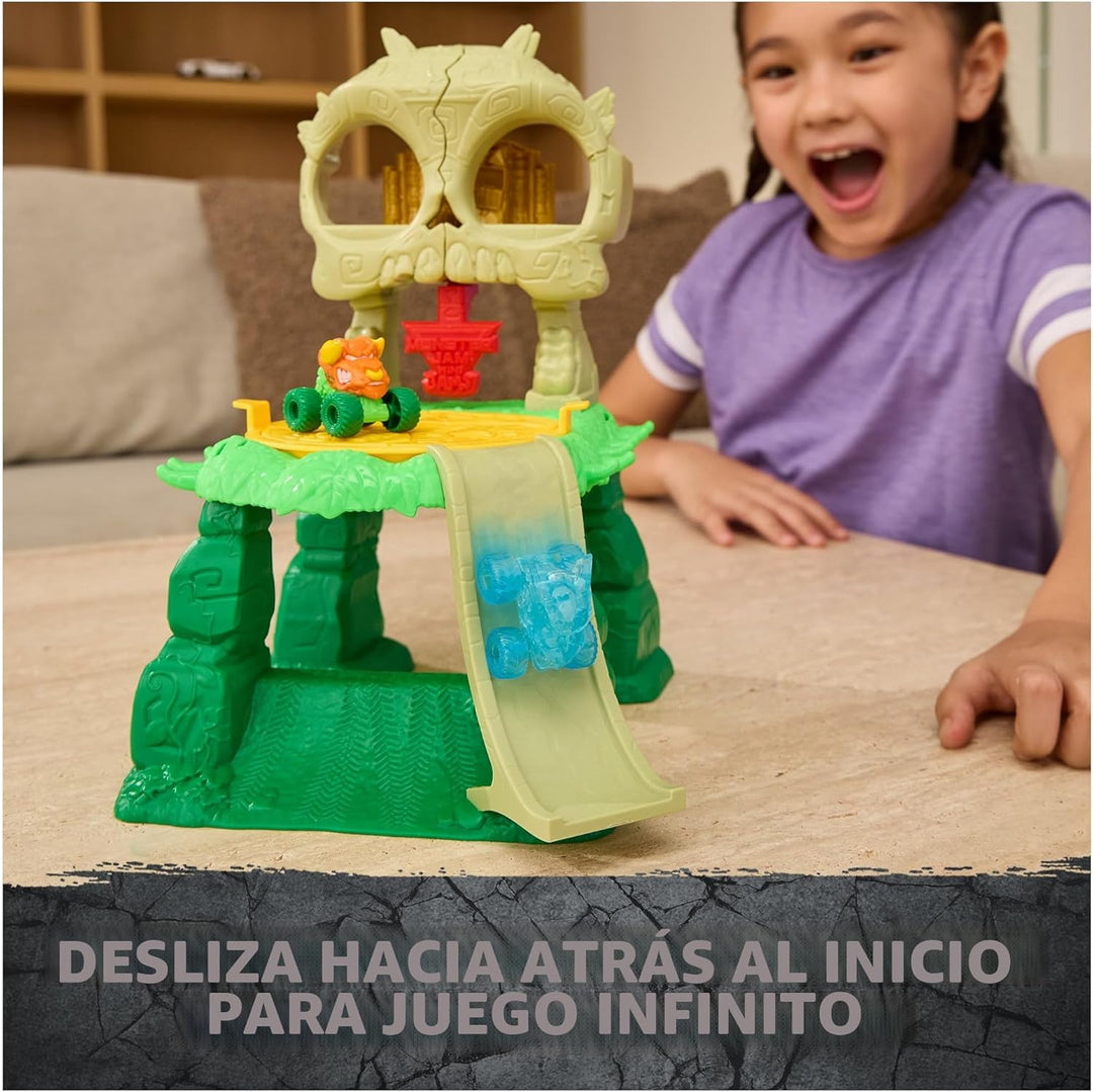 Monster Jam Mini Jams, Crash &amp; Crumble Skull Escape Playset, 2...
