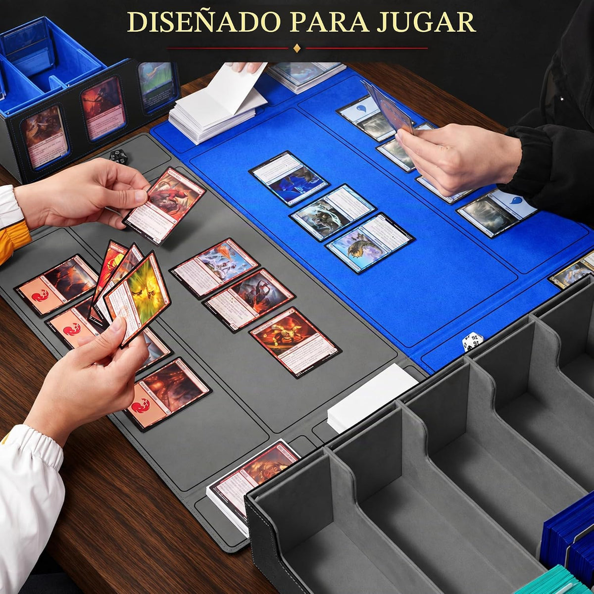 Kabinka Caja de Almacenamiento para Cartas Coleccionables de 5 Filas 3900+ con Exhibidor para Commander