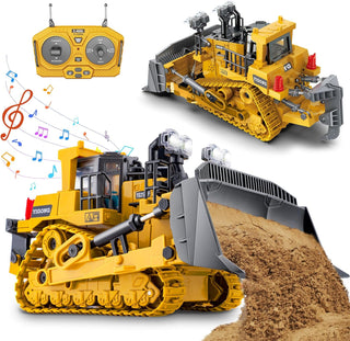 Samtop Juguetes Rc Bulldozer - Vehículos de construcción de control...