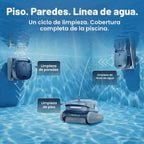 Hydro 4 - Limpiador robótico de piscina con cable, cable de 49 pies