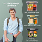 Bentgo Lonchera Bento moderna para adultos con 3-4 compartimentos