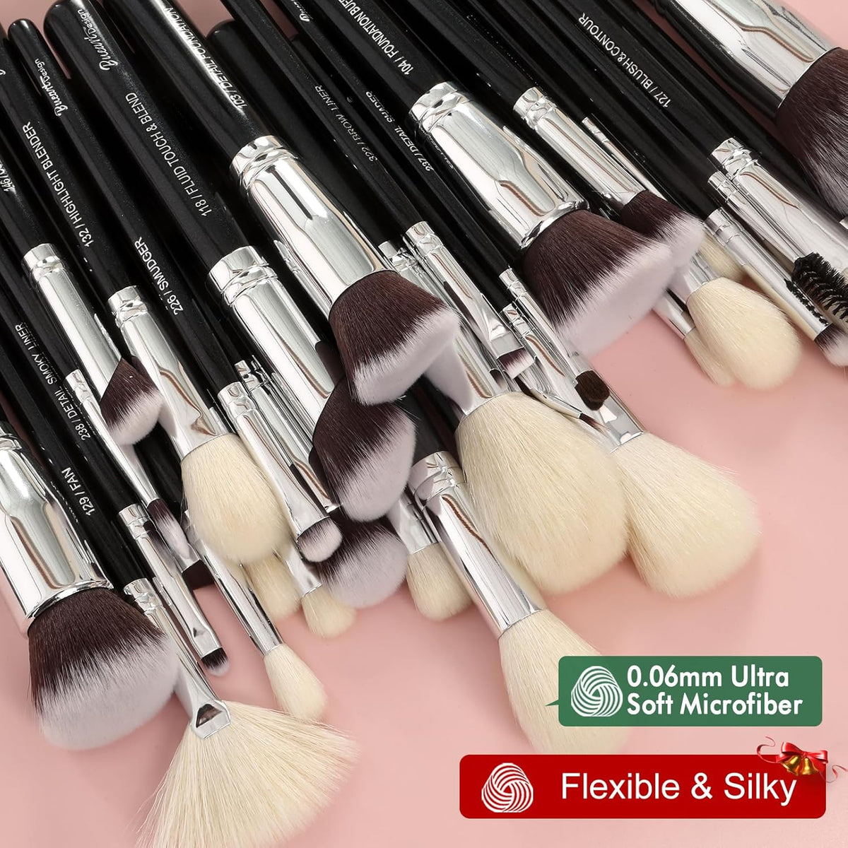 Conjunto de brochas de maquillaje profesional 32 piezas de pelo