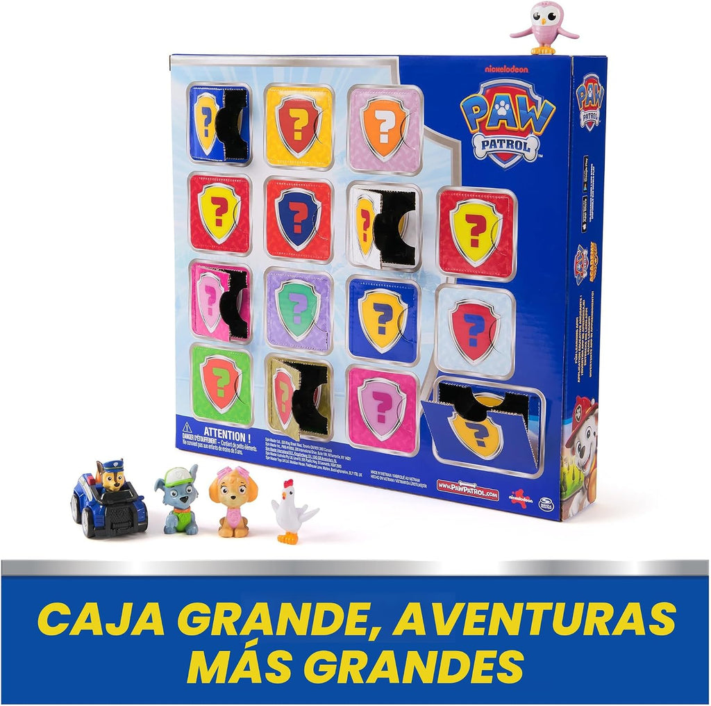 Paw Patrol Rewards Box Gift Pack con 11 Toy Figures y Stickers