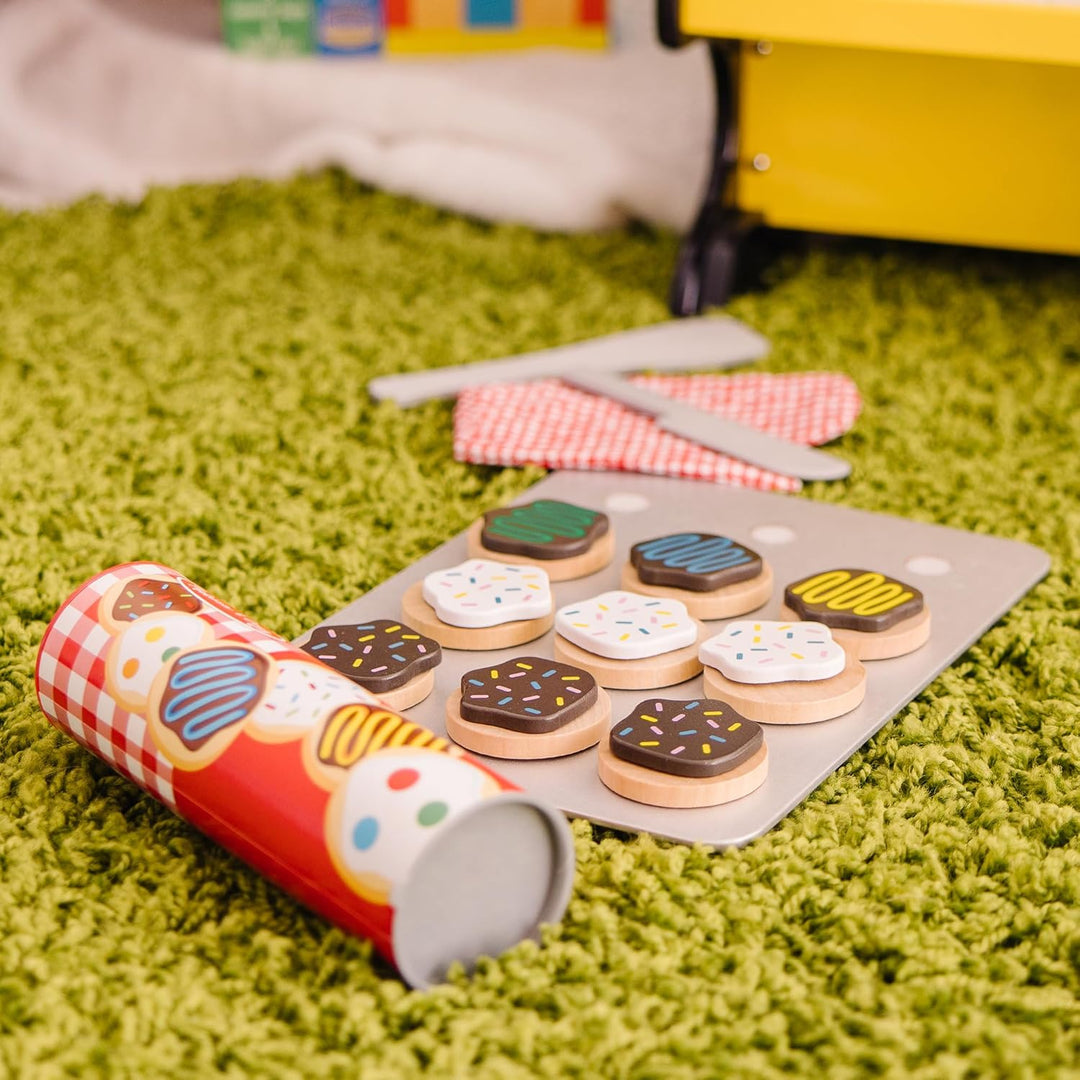 Melissa Doug set para cortar y hornear galletas Anaranjado
