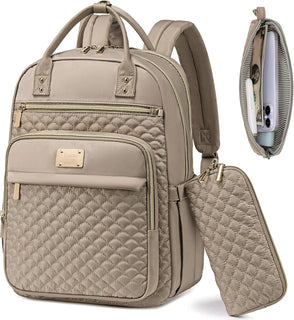 Mochila para laptop Tealari para mujeres, mochila para laptop de 15...
