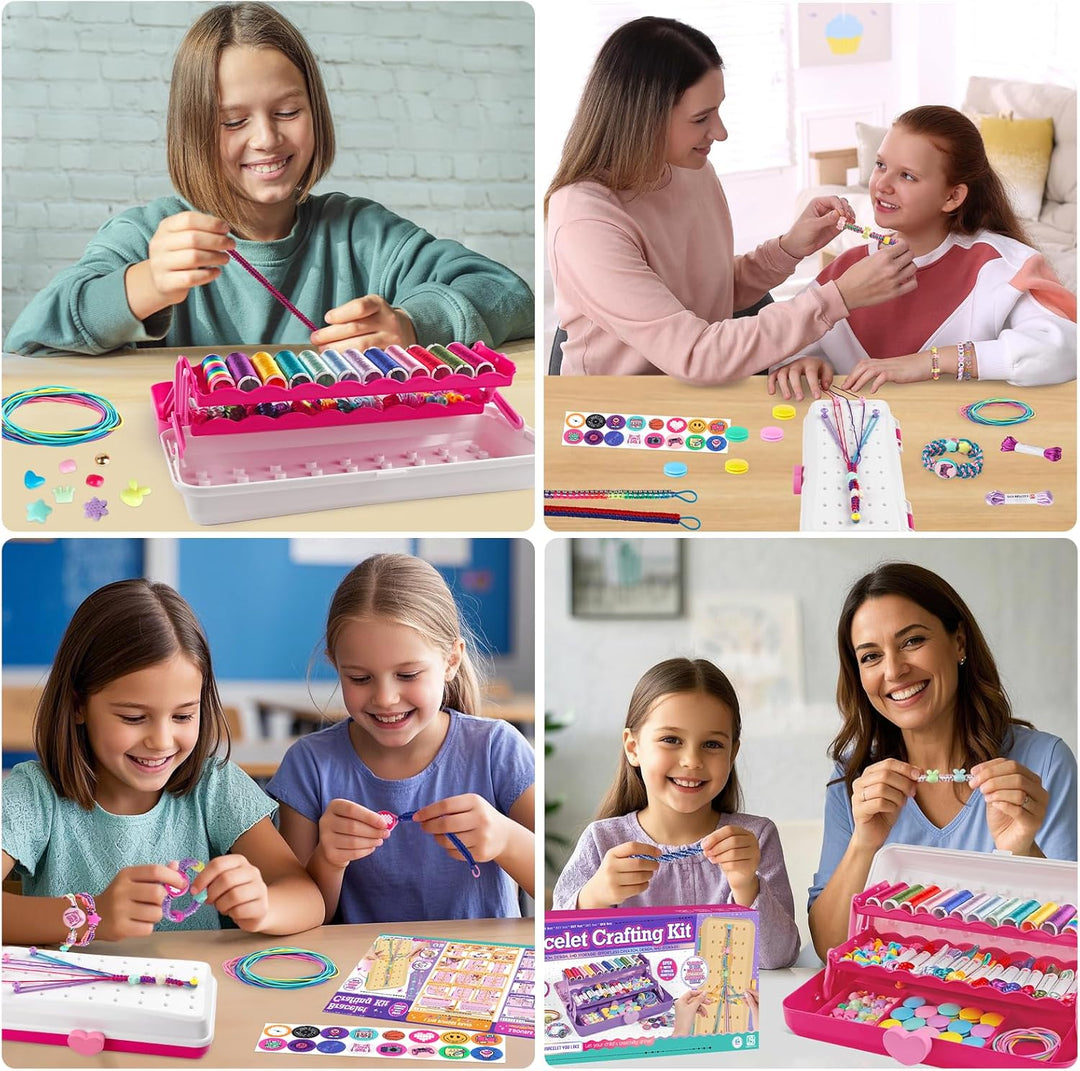 Kit de fabricación de pulseras de amistad TingingYuli con caja de a...