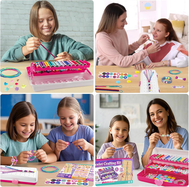 Kit de fabricación de pulseras de amistad TingingYuli con caja de a...