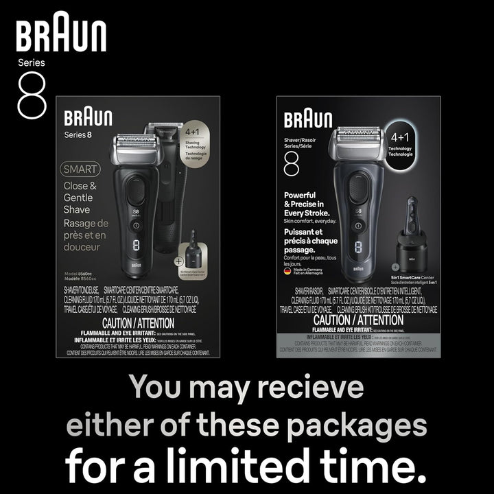 Braun Series 8 8560cc Maquinilla de afeitar eléctrica para hombre,...