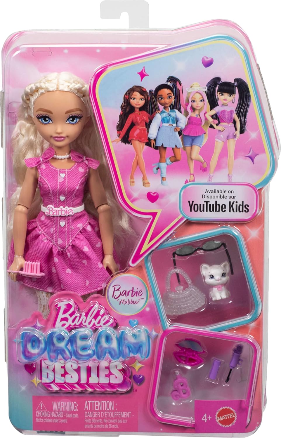 Barbie Dream Besties Malibu - Muñeca y accesorios de moda