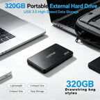 GODBPNYMU Disco duro externo portátil de 500 GB