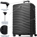 Travelpro Maxlite Air V2 Maleta de carcasa rígida expandible, Negro
