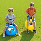 6 bolas de tolva para niños de 3 a 8 años, pelota inflable de 18 pulgadas con asa, juguetes para sentarse en saltar para deportes, escuela, juego activo en equipo, regalos para interiores y exteriores para niñas de 3 a 8 años, con bomba