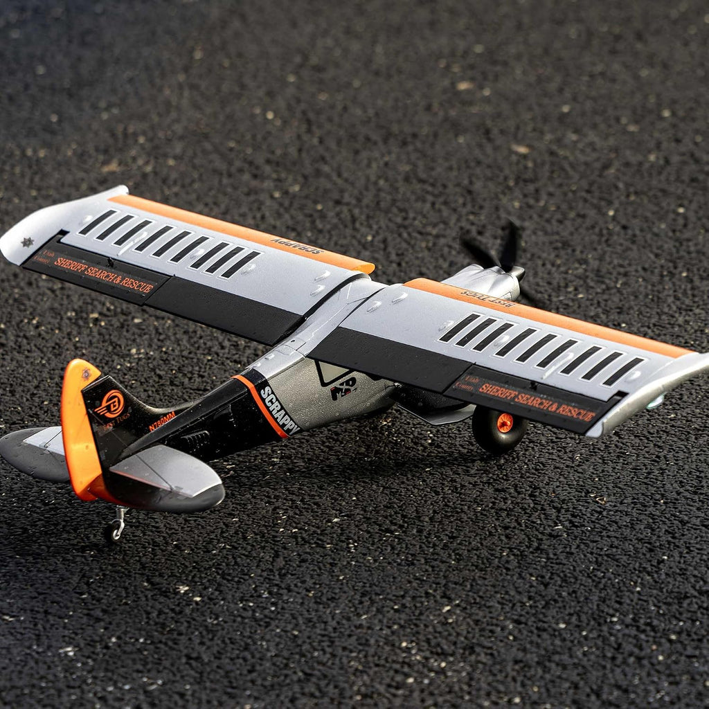 Avión a control remoto E-flite Micro Scrappy 800mm BNF Basic (transmisor, batería y cargador no incluidos), EFL02150D