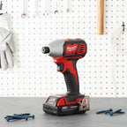 Milwaukee Atornillador de impacto hexagonal de 1/4 pulgadas, herramienta esencial M18 18V (2656 – 20)