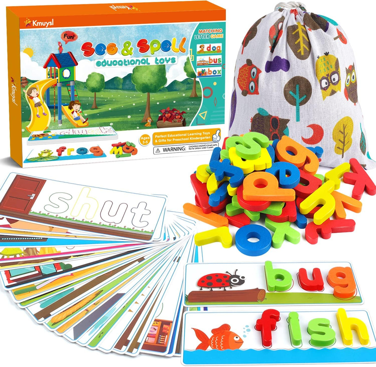 KMUYSL Juguetes de aprendizaje para niños y niñas de 3 4 5