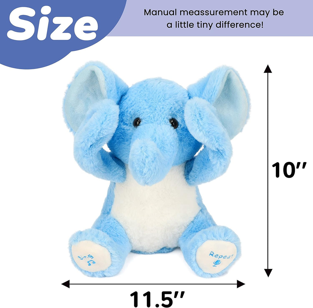 Hopearl Elefante de busca interactivo repite lo que dices de peluch...