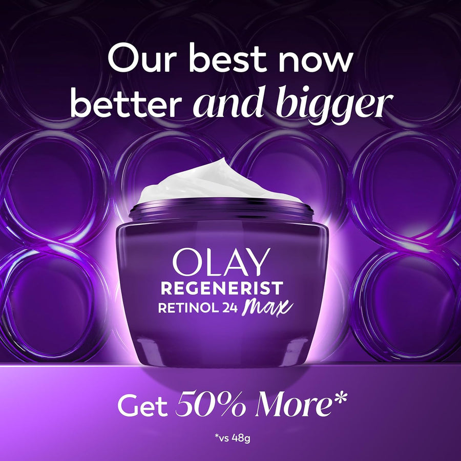 Olay Crema de noche de retinol para mujer, MAX, antienvejecimiento,...